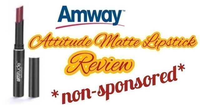 'Amway Attitude Matte Lipstick 