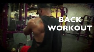 'Phenom Fitness Back workout w/supersets'