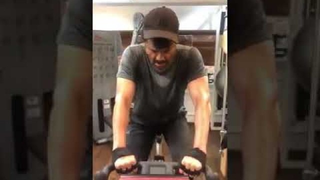 'anil kapoor health tips#escaping my workout when my trainer Marc is staying with me! #QuarantineandW'