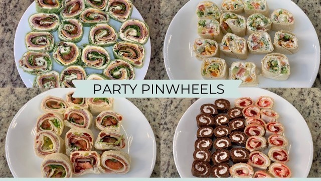 'PINWHEELS | PARTY FOOD | LUNCH IDEAS | WRAPS | HAM & TURKEY CLUB | ITALIAN SANDWICH | VEGGIE PIZZA'