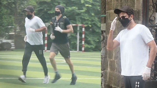 'Anil Kapoor Shares His FITNESS SECRET | Anil Kapoor Spotted At Juhu For Morning Workout & Walk'