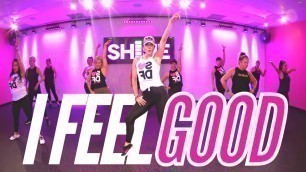 'FUN Dance Workout Routine! \"I Feel Good\" by Pitbull'