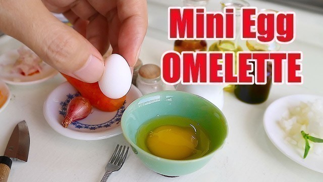 'Japanese Omurice  | Realistic Mini Kitchen Set | Mini Real Food | ASMR COOKING Play Cooking Toys'