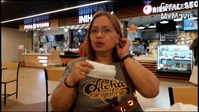 'ang daming tao dito sa food court ng SM parang normal na #kitNepovlog#ytchannel'