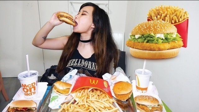 'Mc Donalds Family Box Mukbang | Eating Show'