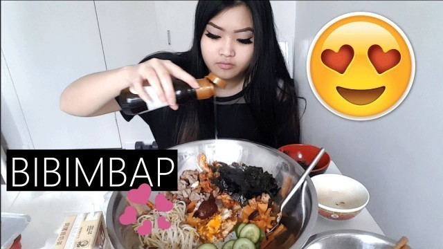 'Bibimbap Mukbang | English Mukbang'