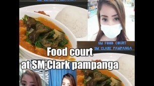 'SM clark food court pampanga || Dancing Myra vlog'