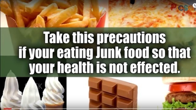 'Precautions To Eat Junk Food | Health Tips in English | Picsar TV'