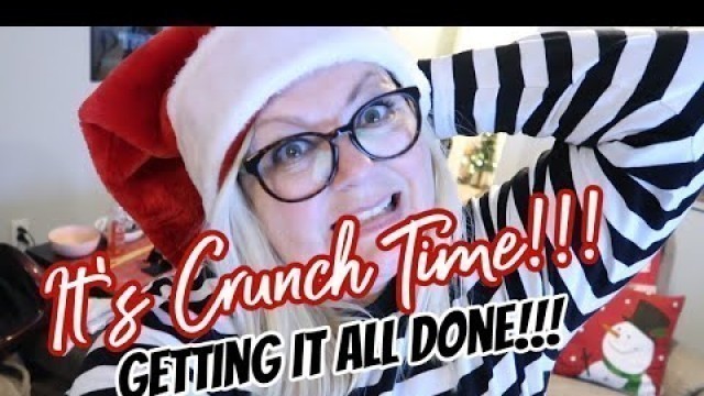 'It\'s Crunch Time | Getting It All Done | Christmas Party Food Haul  | Kroger Grocery Haul |'