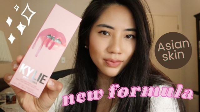 'Kylie Lip Kit | NEW FORMULA & RELAUNCH | ASIAN SKIN | Try-on and Review'