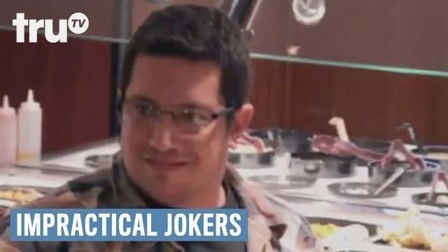 'Impractical Jokers - Guys Steal Food Off People\'s Plates at Buffet'