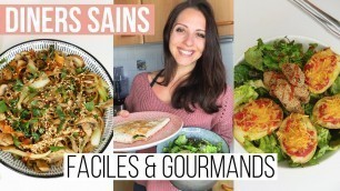 '5 RECETTES HEALTHY POUR LE SOIR | Repas Équilibré, Facile et Gourmand ( Vegan