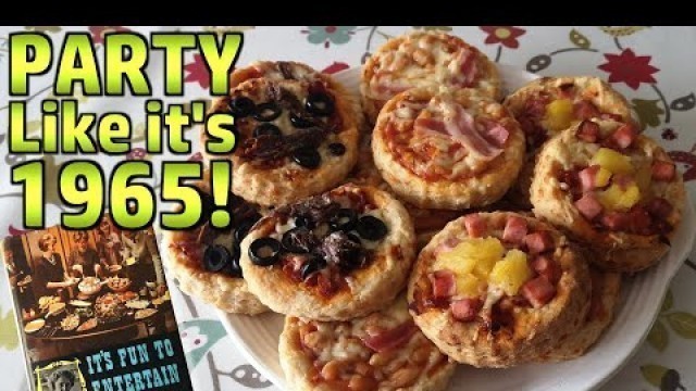 'Cheese Scone Pizzas - Trying out a 1965 Party Food Recipe'