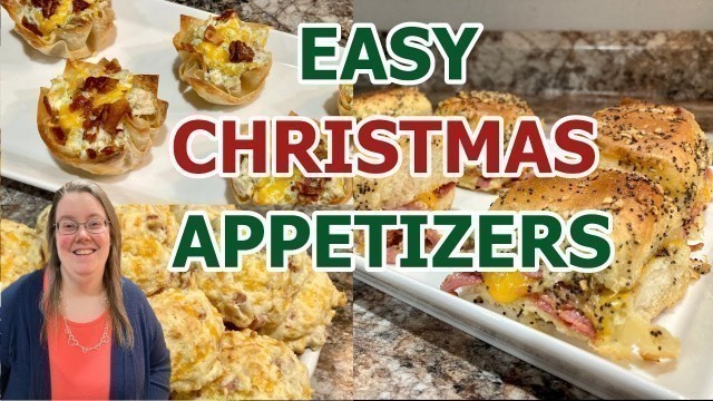 '*3* HOLIDAY APPETIZERS | EASY CHRISTMAS APPETIZERS & PARTY FOOD | ROAST BEEF SLIDERS | COOK WITH ME'