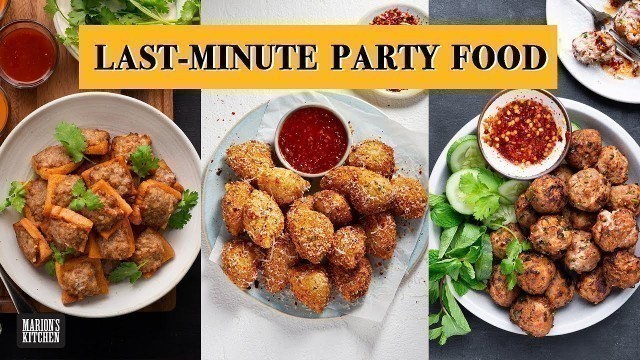 'Super easy last-minute party food ideas | Marion\'s Kitchen | Party Food, Appetisers #AtHome #WithMe'