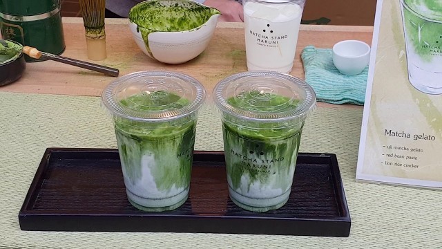 'Street food Japan : Original Matcha latte Green tea'