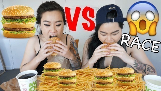 'BIG MAC CHALLENGE | RACE | MUKBANG | EATING SHOW'