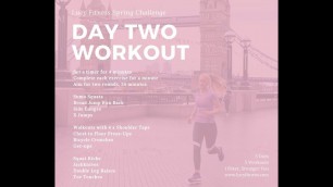 'Lucy Fitness: 24 Minute FULL BODY HOME HIIT - DAY 2 CHALLENGE WEEK!!!'