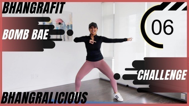 'Bomb Bae BhangraFit Challenge | Fat Burning Cardio | Jaz Dhami | Eren E | DJ Frenzy Remix #BombBae'