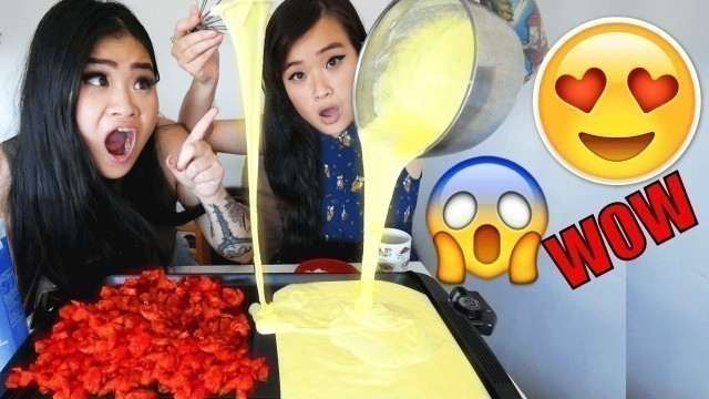 'SPICY FIRE CHICKEN WITH CHEESE | MUKBANG | EATING SHOW'