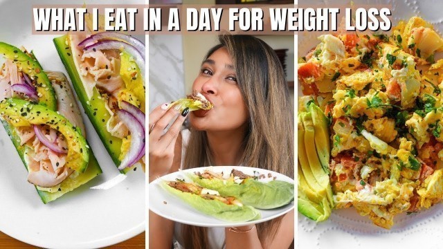 'What I Eat In A Day To Lose Weight on Keto Diet! Breakfast, Lunch, & Dinner'