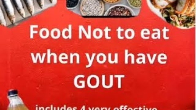 'Food not to eat for GOUT'