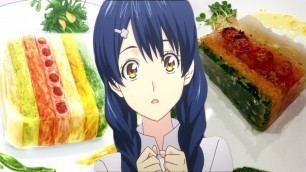 'ANIME FOOD - Shokugeki no Soma | 食戟之靈 How to make Rainbow Terrine from Food Wars | 彩虹蔬菜冻'