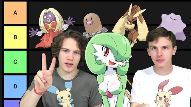 'Hottest Pokemon Tier List with iDubbbzTV'