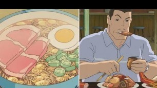 'anime food be like'