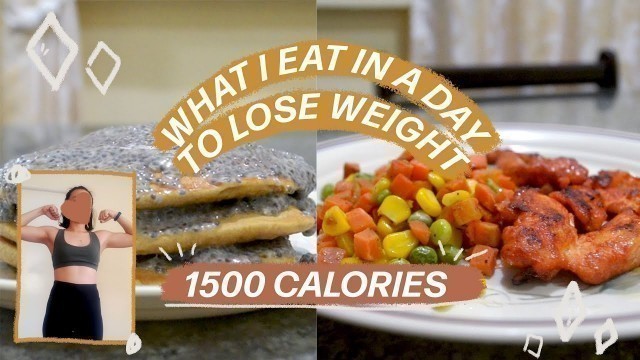 'What I eat in a day (1500 calories only to lose weight) | Philippines'