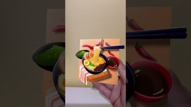 'Anime Food Drawing #Shorts'