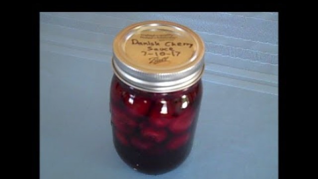 'Danish Cherry Sauce Canning Recipe - Ball Complete Guide to Home Preserving'