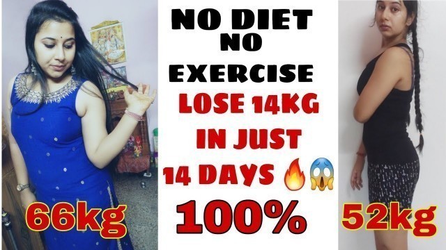 'LOSE WEIGHT FAST : INTERMITTENT FASTING to Lose 14 kg in 14  Days 