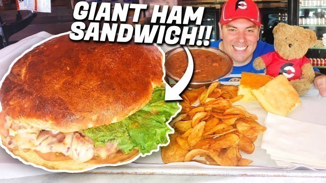 'Massive Hot Ham and Cheese Sandwich Challenge in Tulsa, Oklahoma!!'