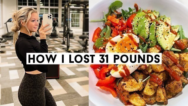 'WHAT I EAT IN A DAY TO LOSE WEIGHT (how i\'ve lost 30+ pounds in 3 months!)'