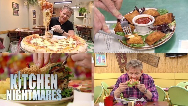 'ok im being real id 100% eat these foods | Kitchen Nightmares'