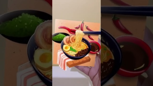 'I Painted Anime Food'