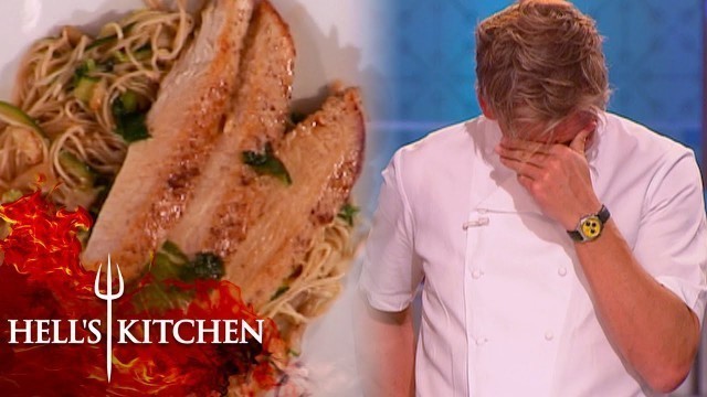 'Zach Hilariously Mispronounces \'Bok choy\' | Hell\'s Kitchen'