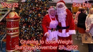 'Cruising to Lose Weight- Vlog 22- Sea Day.  #cruisingtoloseweight #cruising #cruisenews'