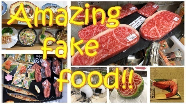 'Amazing fake food! The Japanese food sample is a high quality.【Funny JAPAN】'