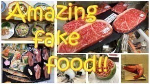 'Amazing fake food! The Japanese food sample is a high quality.【Funny JAPAN】'