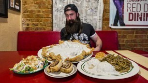 'THE BEST FOOD CHALLENGE I\'VE EVER ATTEMPTED | KENDALL\'S CHICKEN FRY | OKLAHOMA EP.2 | BeardMeatsFood'