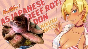 'Food from Shokugeki no Soma 食戟之灵 (Food Wars) / A5 Japanese Wagyu Roti with Garlic Fried Rice A5 和牛盖饭'