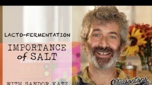 'Sandor Katz Interview - How Salt Impacts Fermenting Food'