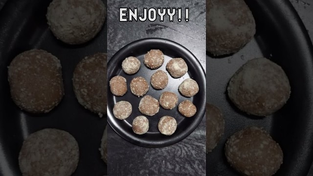 'Nutella Laddu | Fireless Cooking | Instant Ladoo | Festival Special |Diwali Dessert#shorts #diwali'