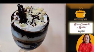 'Fireless Cooking Series: Delicious Oreo Chocolate Mousse | Tasty Dessert | ओरियो चॉकलेट मूस #shorts'