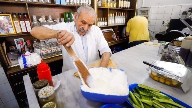 'Middle Eastern Food - FAST COOKING SKILLS + Food Tour in Ancient Baalbek, Lebanon!'