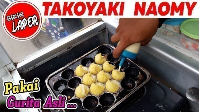 'TAKOYAKI GURITA ASLI - JAJANAN JEPANG YANG PALING LARIS - indonesian street food'