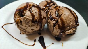 'Easiest way to make chocolate Ice cream| chocolate| mouth watering good| chocolatey ice cream'