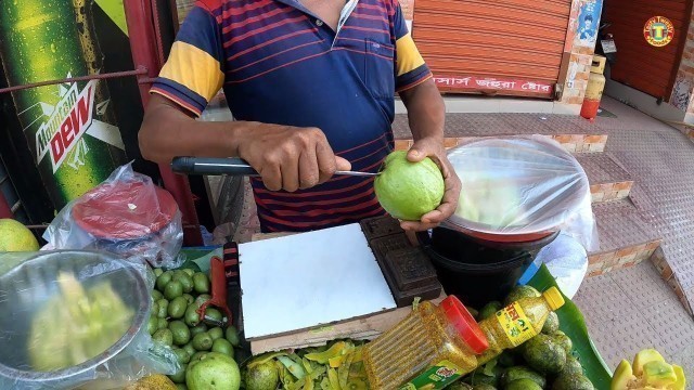 'Amazing Tasty Masala Pyara (Guava) Makha Recipe Making Skills! #shrots'